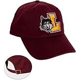 Desert Cactus Loyola University Chicago Baseball Hat LUC Ramblers Brimmed Embroidered Cap Adjustable Cloth Strap Adult (Style B) Red