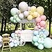 36 Inch Big Round Balloons 7 Pack Macaron Assorted Colors Thick Giant Balloons Pastel Balloon for Party Decorations by IN-JOOYAA