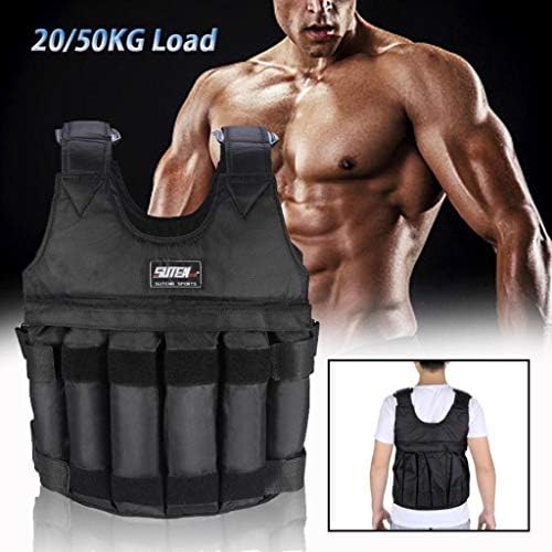 hainan Adjustable Weight Vest 50kg 20kg Load Running Workout Training Waistcoat Sand Weighted Sandbag Multi-Color 50 kg