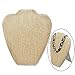 Ikee Design 2Pcs Linen Covered Padded Wood Necklace Display with Easel for Jewelry Store Display Home Decor and Tradeshow, 7 3/4