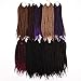 Micro Crochet Braids Kids Crochet Twist Synthetic Hair Extension 10 inch Senegalese Mambo Twist (1 Pack)
