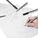 Black Micro-Pen Fineliner Ink Pens - Waterproof Archival ink Fine Point Liner Pens, Multiliner, Sketching, Anime, Artist Illustration, Technical Drawing, Office Documents, Scrapbooking, 9/Set