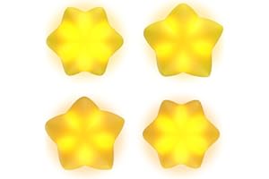 PlayVital Cute Universal Illuminated LED Thumbstick Grips for ps5, for ps4, Joystick Caps for Xbox Series X/S, for Xbox One, 