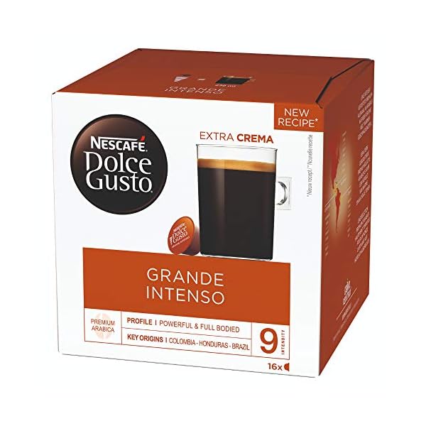 NESCAFÉ Dolce Gusto Grande Intenso 48 Kaffeekapseln (Arabica Bohnen aus Ostafrika und Südamerika, Haselnussbraune Crema… – Bild 3