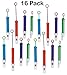 Kicko Slide Whistle Instrument - Pack of 16-4 Inch Assorted Colors Fun and Cool Noise Makers for Kids Boys and Girls, Bulk Party Favors, Bag Stuffers, Novelty Toy, School Prizes
