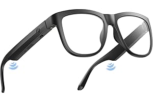 XO SIMPLE IS BEAUTY Bluetooth Smart Glasses,Blue Light Blocking Glasses for Men and Women ,Built-in Mic & Speakers,Smart Wireless Headphone Glasses for Office/Work Blue Light Filtering, Voice Control,Unisex