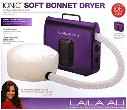 Ionic Soft Bonnet Dryer Purple/Black 1 pcs sku# 1820768MA