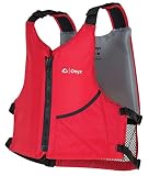 Onyx Universal Paddle Life Vest, Red, One Size