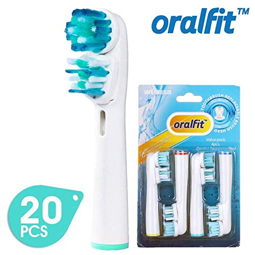 Premium Generic Replacement Brush Heads for Oral-B Braun Dual Clean (20 Pack) | Fits: Dual Clean Electric Toothbrushes, 3D Excel, Advance Power, Professional Care, Smart Series, Pro Health, Triumph - Thumbnail 7
