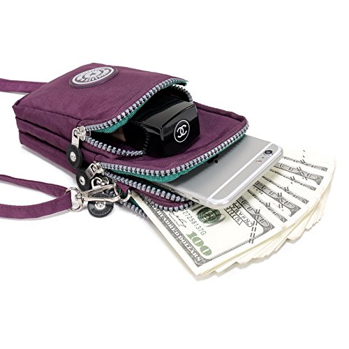 Cross-body Mobile Phone Shoulder Bag Pouch Case Belt Handbag Purse Wallet - Thumbnail 2