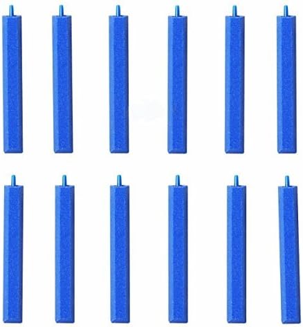 12 PCS 6" Air Stone Bubble Curtain Bar Aquarium Fish Aerator Pump Hydroponics