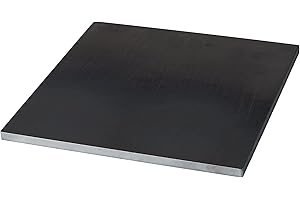 STEELFREAK Weldable 1/4 Inch Hot Rolled Mild Steel Plate Mill Finish (8 x 8 Inch, Pack of 16) - Made in USA