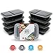 The Smart Box - Tupperware Containers - Reusable Bento Box And Meal Prep Containers With Compartments. Reusable, BPA Free, Microwave Dishwasher Freezer Safe