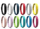 BeneStellar 12 Colors Fitbit Flex 2 Band, Bracelet Strap Replacement Band for Fitbit Flex 2, 7.8
