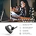 Bluetooth Headset Wireless Bluetooth Headphones In Ear Earpiece v4.1 for Cell Phone w/Mic Noise Cancelling 9 Hrs for Business/Office/Driving/iPhone/Android(Grey)