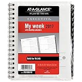 AT-A-GLANCE Weekly / Monthly Appointment Book / Planner Refill 2017, for 70-545, 6-5/8 x 8-3/4