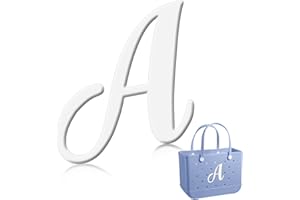 Alixumiss Decorative Lettering Charms for Bogg Bag, Alphabet Lettering Accessories, Decorative Bogg Bag Charms Insert Alphabet Lettering, Alphabet 3D Letters for Personalizing Handbag DIY