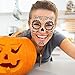 12 Pack Day of the Dead Sugar Skull Temporary Face Tattoo Halloween Makeup Tattoo for Men and Women