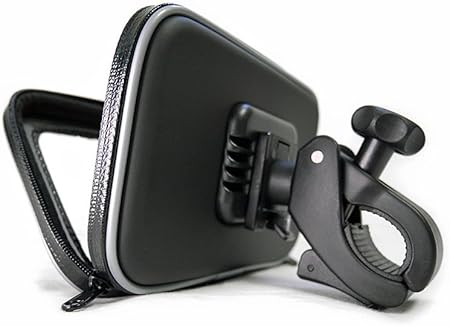 Amazon エレワークス ユピテル Yupiteru ５インチ Yera ポータブルナビ 自転車 バイク用 防水ケース付き ダブルロック式 取付キット スタンド ナビスタンド 車 バイク