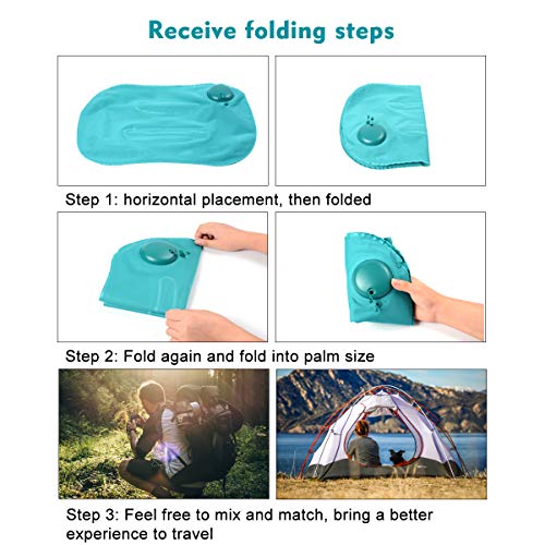 image for Mosheng Camping Pillow/Travel Pillow/Air Pillow Inflatable Ultralight 