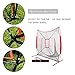 LuxSports 2 in 1 Practice Net and L-Screen(Protection Screen) for Baseball&Softball for Hitting, Pictching, Fielding and More, Commercial Grade Net Set with Strike Zone, Carrying Bag and Stakes