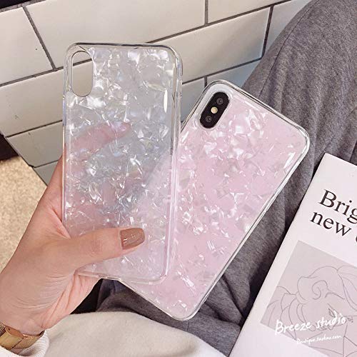 KC Crystals Case Glitter Dream Shell Patterned Design Case Soft Smooth Silicone Semi Transparent Back Cover for Samsung