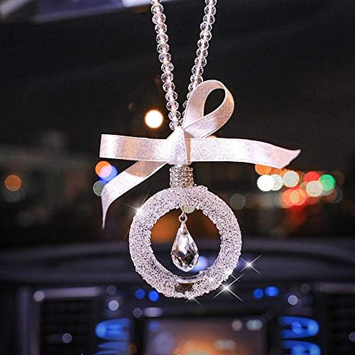 skwff Car interior pendant crystal beautiful drop car trailer ornaments pendant jewelry handmade inlay