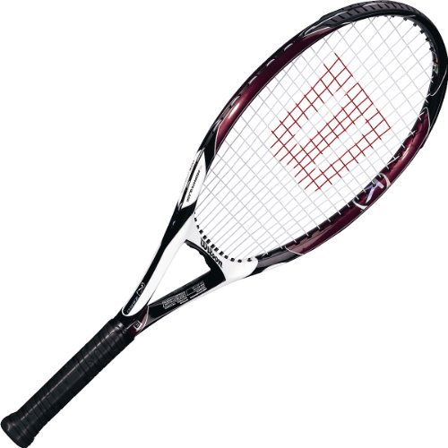 Wilson [K] Zero Strung Performance Value Tennis Racket (Red/Black, 4 1/4)