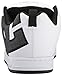DC Men's Court Graffik SE Skate Shoe,White/Charcoal,9 D US