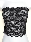Ally Rose Toppers Women's Stretchy Lace Camisole Bandeau Tube Top