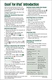 Microsoft Excel for iPad Quick Reference Guide: Introduction (Cheat Sheet of Instructions, Tips & Shortcuts - Laminated Card) by