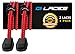 Qi Laces Elastic No Tie Shoelaces - for Kids & Adults Hot Red