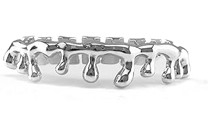 Psivika Gold Teardrop Bottom Grillz 6 Teeth Lower Teeth Drip Cap Grillz