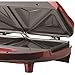 Brentwood  TS-240R  Non-Stick  Compact  Dual  Sandwich  Maker,  Red