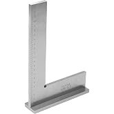 T Tulead 5.9"&times;3.94" Precision Machinist Square with Seat | Engineer Machinist Square, Carbon Steel 90 Degree Ruler
