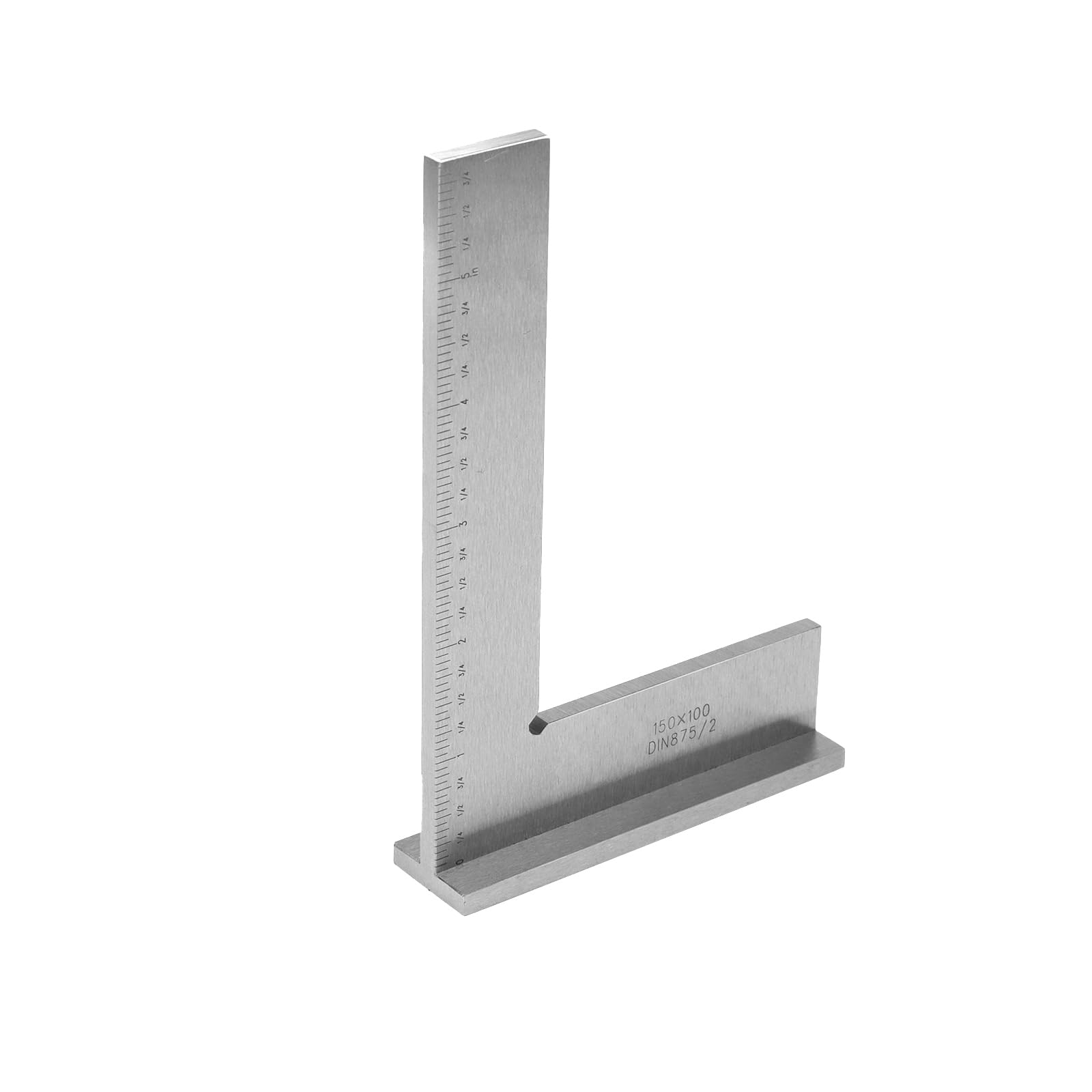 Photo 1 of T Tulead 5.9"×3.94" Precision Machinist Square Engineer Machinist Square with Seat, Carbon Steel 90 Degree Ruler