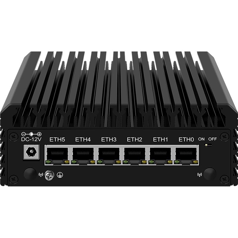 Kikusenko Firewall Micro Appliance, 6 Ports Inter N100 Quad Core Mini ...