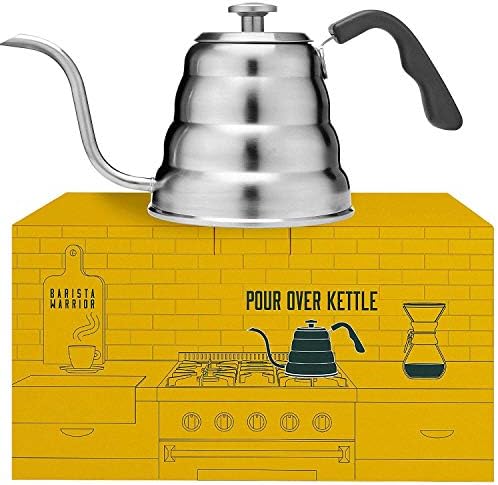 Pour Over Kettle With Thermometer - Gooseneck Kettle For Pour Over Coffee Kettle (1.2 Liter | 40 Fl Oz)