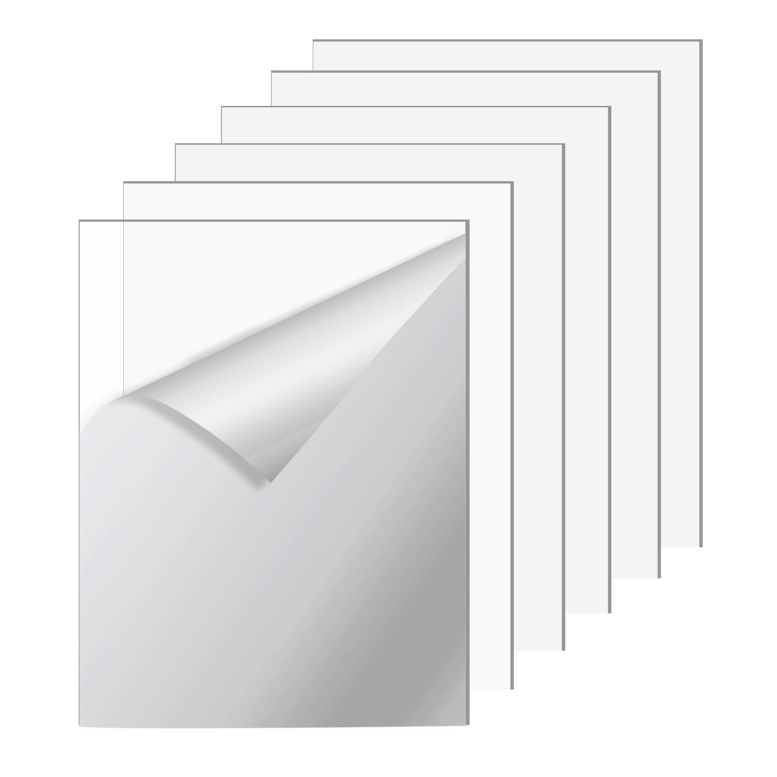 6pcs Transparent Acrylic Sheets,2mm Plastic Acrylic Board Sheets,Plastic Sheet for Crafting Projects Photo Frame Replacement DIY Display Projects Craft Wedding Party Decor (300 * 200MM)