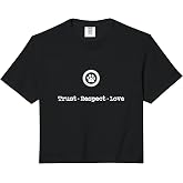 Trust Respect Love Pullover Hoodie Comfort Colors Crop Top