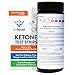 EZ Level 100 Ketone Test Strips For Diabetics Paleo Ketogenic Low Carb Dieters (100 Count)