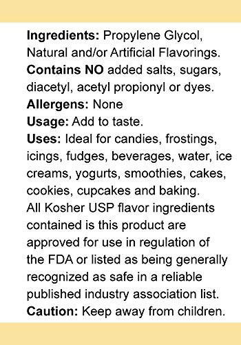 Hobbyland Candy Flavors (Toasted Marshmallow Flavoring, 1 Fl Oz), Toasted Marshmallow Concentrated Flavor Drops