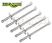 BBQMANN BD001 (5-Pack) Universal Stainless Steel Tube Burner Replacement for Jenn Air, Vermont Castings Model Grills(17
