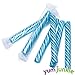 Sweet Spindles Mini Hard Candy Sticks - 50 Piece Jar (Blue)