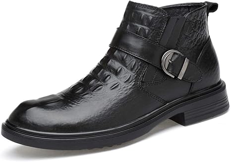 botines de cuero para hombre