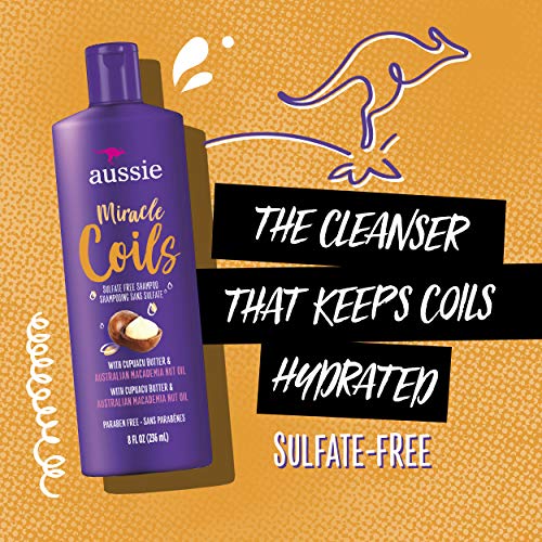 Aussie Miracle Coils Collection, Shampoo, Conditioner, Shaping Jelly