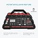 Potek 2/10/20 Amp Speed Smart Battery Charger and Maintainer with 50-Amp Battery Clips