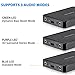 Poweradd Bluetooth 4.0 Receiver Wireless Audio Adapter with Apt-X Technology, Built-in Battery (1300mA), 3 Enhanced Modes and 3.5mm Stereo Output for Headphones/Home / Car Audio System