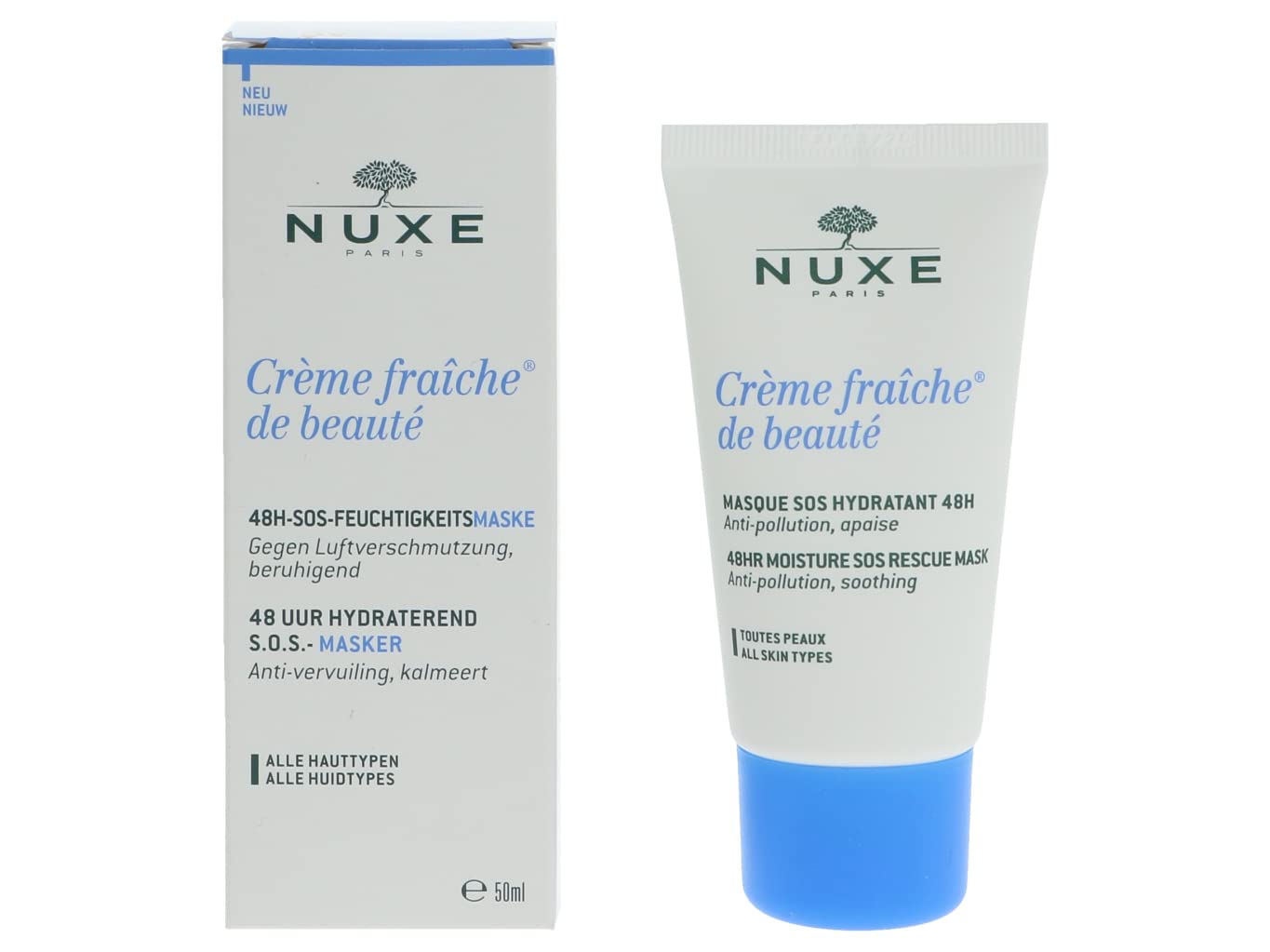 Nuxe Exfoliating & Cleansing Masks, 3264680012334