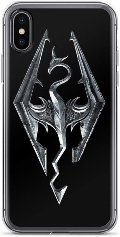 Amazon Iphone X Xs Xr Xs Max 7 8 7 Plus 8 Plus 6 6s 6 Plus 6s Plus クリアケースカバー Skyrimロゴ Iphone Xs Max 透明 ケース カバー 通販